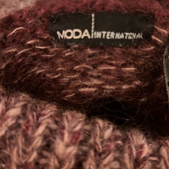 Moda International Mini Sweater Cowl Neck Dress - Picture 9 of 11